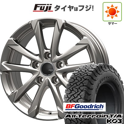 【新品国産車用5穴114.3】 夏タイヤ ホイール4本セット 225/65R17 BFグッドリッチ オールテレーンT/A KO3 RBL モンツァ ZACK JP-325 7J 17インチ(送料無料)