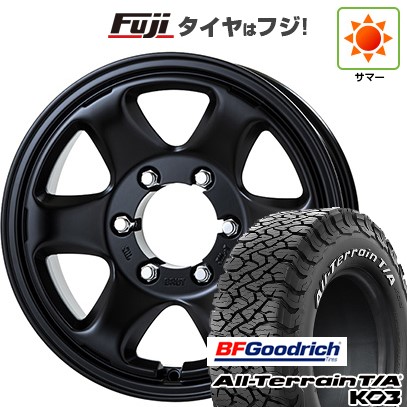 【新品国産車用6穴139.7】 夏タイヤ ホイール4本セット 235/85R16 BFグッドリッチ オールテレーンT/A KO3 RWL トライスター BRUT BR-44 6.5J 16インチ(送料無料)｜フジコーポレーション