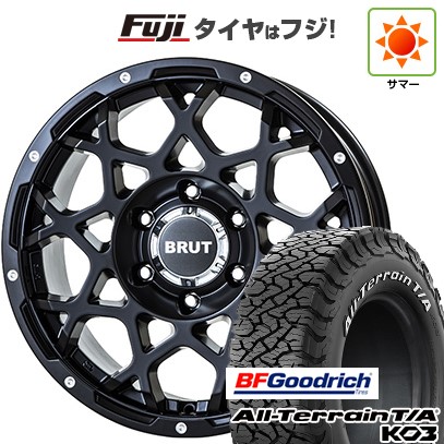 【新品】プラド/ハイラックス 夏タイヤ ホイール4本セット 265/70R17 BFグッドリッチ オールテレーンT/A KO3 RWL トライスター BRUT BR-55 7.5J 17インチ(送料無料)