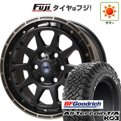 【新品】ランクル300/ランクル250 夏タイヤ ホイール4本セット 265/65R18 BFグッドリッチ オールテレーンT/A KO3 RWL レアマイスター LMG DIEZ グロスブラック/ブロンズクリア 18インチ(送料無料) サマータイヤ｜フジコーポレーション