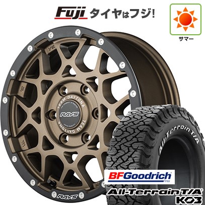 【新品国産車用6穴139.7】 夏タイヤ ホイール4本セット 285/70R17 BFグッドリッチ オールテレーンT/A KO3 RWL RAYS レイズ デイトナ M8 xB Edition 8.5J 17インチ(送料無料)