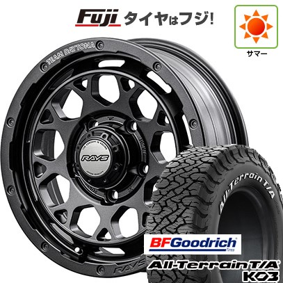【新品】ジムニー 夏タイヤ ホイール4本セット 175/80R16 BFグッドリッチ オールテレーンT/A KO3 RWL RAYS レイズ デイトナ M9+ SPEC-M 5.5J 16インチ(送料無料)｜フジコーポレーション
