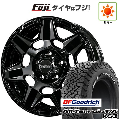 【新品】デリカD5 夏タイヤ ホイール4本セット 225/70R16 BFグッドリッチ オールテレーンT/A KO3 RWL クライメイト スワット(SBC) 7J 16インチ(送料無料)|フジコーポレーション