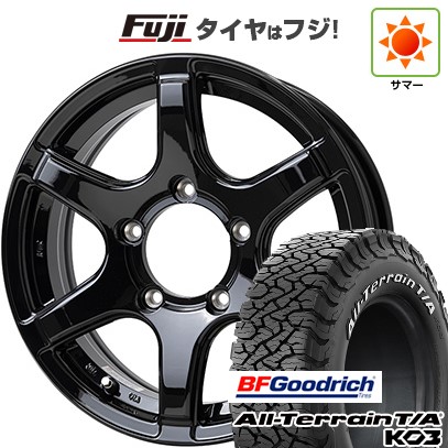 【新品】ジムニー 夏タイヤ ホイール4本セット 175/80R16 BFグッドリッチ オールテレーンT/A KO3 RWL ホットスタッフ バイソン BN-04 5.5J 16インチ(送料無料)|フジコーポレーション