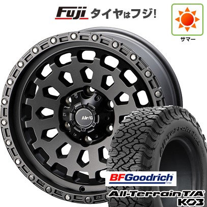 【新品】プラド/ハイラックス 夏タイヤ ホイール4本セット 265/60R18 BFグッドリッチ オールテレーンT/A KO3 RBL フォーバイフォーエンジニア エアージー ヴァルカン 9J 18インチ(送料無料)