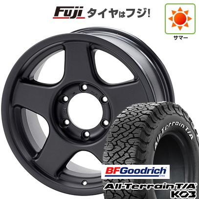 【新品国産車用6穴139.7】 夏タイヤ ホイール4本セット 285/70R17 BFグッドリッチ オールテレーンT/A KO3 RWL フォーバイフォーエンジニア ブラッドレー V 9J 17インチ(送料無料)
