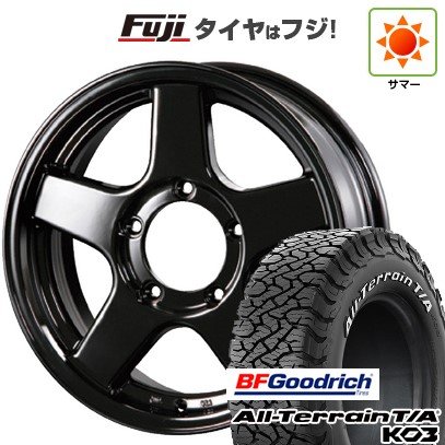 【新品】ジムニー 夏タイヤ ホイール4本セット 175/80R16 BFグッドリッチ オールテレーンT/A KO3 RWL フォーバイフォーエンジニア ブラッドレー V EVOLUTION for Jimny 5.5J 16インチ(送料無料)|フジコーポレーション