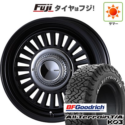 【新品】ランクル70(GDJ76W) 夏タイヤ ホイール4本セット 275/70R16 BFグッドリッチ オールテレーンT/A KO3 RWL クリムソン ディーン カリフォルニア 7J 17インチ(送料無料)