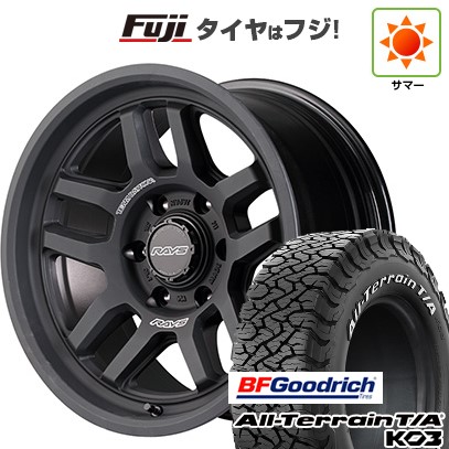 【新品国産車用6穴139.7】 夏タイヤ ホイール4本セット 285/70R17 BFグッドリッチ オールテレーンT/A KO3 RWL RAYS レイズ デイトナ D325 8J 17インチ(送料無料)｜フジコーポレーション