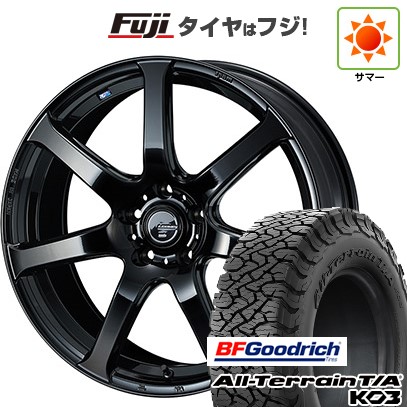 【新品国産車用5穴114.3】 夏タイヤ ホイール4本セット 225/65R17 BFグッドリッチ オールテレーンT/A KO3 RBL WEDS ウェッズ レオニス NAVIA 07 7J 17インチ(送料無料)