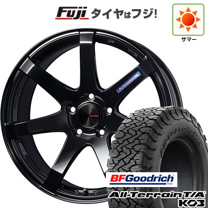 【新品国産車用5穴114.3】 夏タイヤ ホイール4本セット 225/65R17 BFグッドリッチ オールテレーンT/A KO3 RBL ENKEI エンケイ PerformanceLine PF07 フジオリジナルカラー 7J 17インチ(送料無料)|フジコーポレーション