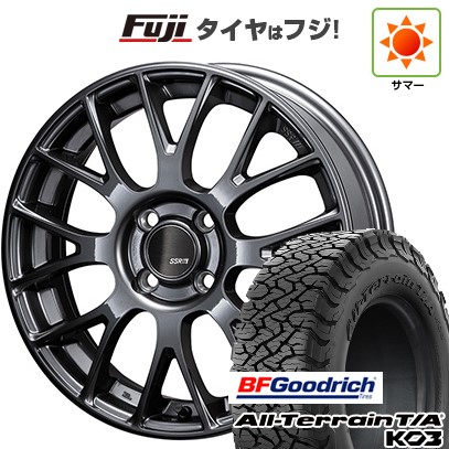 【新品国産車用5穴114.3】 夏タイヤ ホイール4本セット 225/65R17 BFグッドリッチ オールテレーンT/A KO3 RBL SSR GT GTV04 7J 17インチ(送料無料) 133,000円