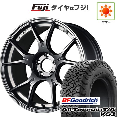 【新品国産車用5穴114.3】 夏タイヤ ホイール4本セット 225/65R17 BFグッドリッチ オールテレーンT/A KO3 RBL SSR GT GTX02 7J 17インチ(送料無料)