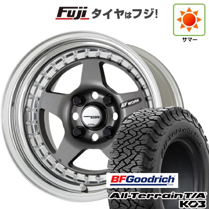 【新品国産車用5穴114.3】 夏タイヤ ホイール4本セット 215/65R16 BFグッドリッチ オールテレーンT/A KO3 RBL WORK ワーク マイスター CR01 7J 16インチ(送料無料)｜フジコーポレーション