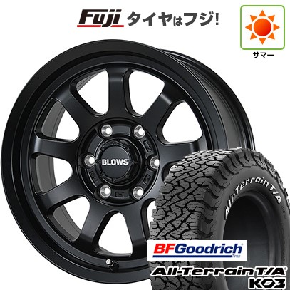 【新品国産車用6穴139.7】 夏タイヤ ホイール4本セット 285/70R17 BFグッドリッチ オールテレーンT/A KO3 RWL トピー ブロウズ rov.9 7.5J 17インチ(送料無料)｜フジコーポレーション