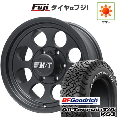 【新品国産車用6穴139.7】 夏タイヤ ホイール4本セット 315/75R16 BFグッドリッチ オールテレーンT/A KO3 RWL ミッキートンプソン クラシック3 ブラック 8J 16インチ(送料無料)｜フジコーポレーション