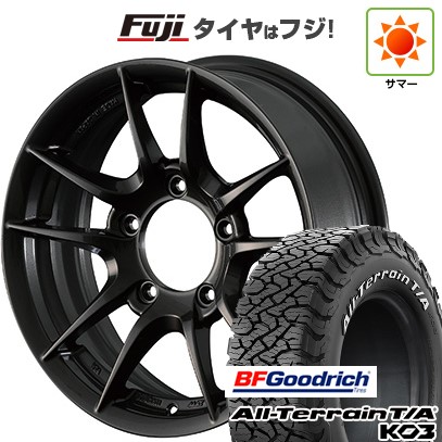 【新品】ジムニー 夏タイヤ ホイール4本セット 175/80R16 BFグッドリッチ オールテレーンT/A KO3 RWL アピオ ワイルドボア Z 5.5J 16インチ(送料無料)|フジコーポレーション