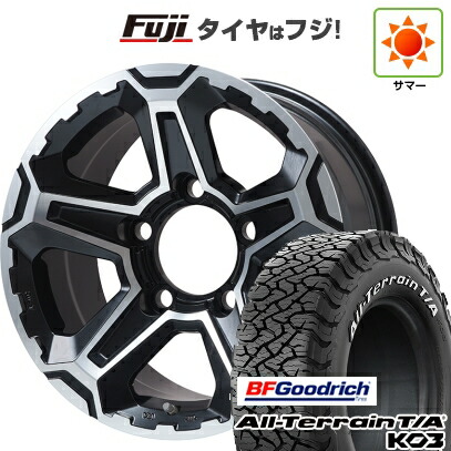 【新品】ランクル70(GDJ76W) 夏タイヤ ホイール4本セット 265/75R16 BFグッドリッチ オールテレーンT/A KO3 RWL プレミックス エステラ-L70(マットブラックポリッシュ) 16インチ(送料無料) サマータイヤ