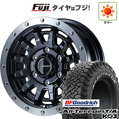 【新品】ハイエース200系 夏タイヤ ホイール4本セット 195/80R15 107S BFグッドリッチ オールテレーンT/A KO3 RWL エセックス EX-15 6J 15インチ(送料無料)