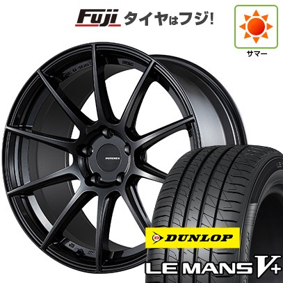 【新品国産車用5穴114.3】 夏タイヤ ホイール4本セット 245/40R19 ダンロップ ルマン V+(ファイブプラス) ブリヂストン ポテンザ SW010 8J 19インチ(送料無料)|フジコーポレーション
