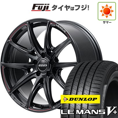 【新品国産車用5穴114.3】 夏タイヤ ホイール4本セット 235/40R19 ダンロップ ルマン V+(ファイブプラス) RAYS レイズ ベルサス VV25R 8.5J 19インチ(送料無料)｜フジコーポレーション