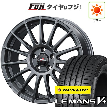 【新品国産車用5穴100】 夏タイヤ ホイール4本セット 215/40R18 ダンロップ ルマン V+(ファイブプラス) OZ スーパーツーリズモ TGR-WRT 7.5J 18インチ(送料無料)