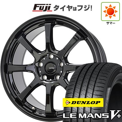 【新品国産車用5穴114.3】 夏タイヤ ホイール4本セット 205/60R16 ダンロップ ルマン V+(ファイブプラス) ホットスタッフ ジースピード G-08 6.5J 16インチ(送料無料)｜フジコーポレーション 66,275円