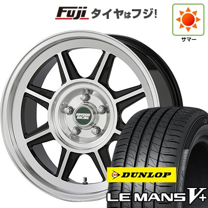【新品国産車用5穴114.3】 夏タイヤ ホイール4本セット 225/40R19 ダンロップ ルマン V+(ファイブプラス) ハヤシレーシング ハヤシストリート タイプSTL 8.5J 19インチ(送料無料)