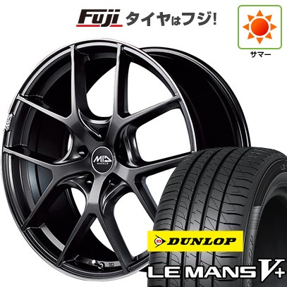 【新品国産車用5穴114.3】 夏タイヤ ホイール4本セット 235/40R19 ダンロップ ルマン V+(ファイブプラス) MID WHEELS MID EXCLUSIVE 025F 8J 19インチ(送料無料)｜フジコーポレーション 143,000円