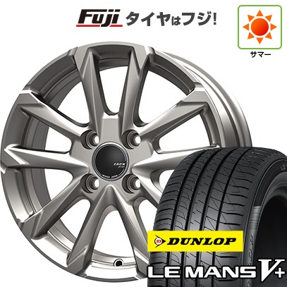 【新品国産車用4穴100】 夏タイヤ ホイール4本セット 185/70R14 ダンロップ ルマン V+(ファイブプラス) モンツァ ZACK JP-325 5J 14インチ(送料無料)|フジコーポレーション