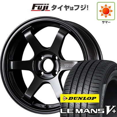 【新品 軽自動車】エブリイワゴン 夏タイヤ ホイール4本セット 165/50R15 ダンロップ ルマン V+(ファイブプラス) RAYS レイズ ボルクレーシング TE37 ソニック 5.5J 15インチ(送料無料)｜フジコーポレーション