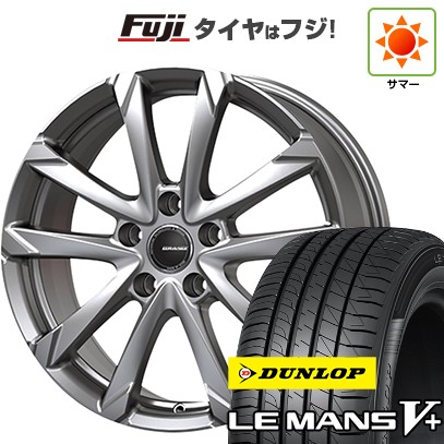 【新品国産車用5穴114.3】 夏タイヤ ホイール4本セット 205/55R17 ダンロップ ルマン V+(ファイブプラス) コーセイ クレイシズ GC36F 7J 17インチ(送料無料)|フジコーポレーション