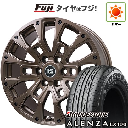 【新品】ランクル250/ランクル300 夏タイヤ ホイール4本セット 265/55R20 ブリヂストン アレンザ LX100 ビッグウエイ B-LUGNAS BRD(マットブロンズ) トヨタ車専用 8.5J 20インチ(送料無料)