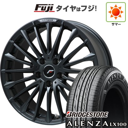 【新品】レクサスNX 2021/11- 夏タイヤ ホイール4本セット 235/50R20 ブリヂストン アレンザ LX100 レアマイスター LF-FORCE マットブラック(R14ボルト) 20インチ(送料無料)