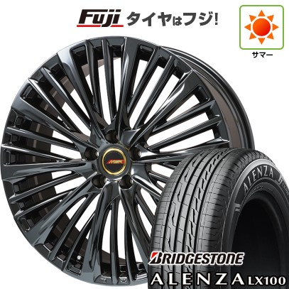 【新品】40系アルファード/ヴェルファイア用 夏タイヤ ホイール4本セット 245/45R20 ブリヂストン アレンザ LX100 プレミックス MER-X BMC(平座ナット) 8.5J 20インチ(送料無料)