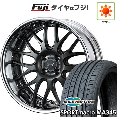 【新品 軽自動車】 夏タイヤ ホイール4本セット 165/40R17 ミレバー スポーツマクロ MA345（限定） WEDS ウェッズ マーベリック 709M 5.5J 17インチ(送料無料)