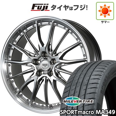 【新品国産車用5穴114.3】 夏タイヤ ホイール4本セット 215/55R17 ミレバー スポーツマクロ MA349(限定) トピー ドルフレン ヒューバー 7J 17インチ(送料無料)|フジコーポレーション