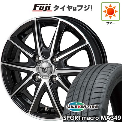 【新品国産車用5穴114.3】 夏タイヤ ホイール4本セット 205/55R17 ミレバー スポーツマクロ MA349（限定） モンツァ JPスタイル MJ01 7J 17インチ(送料無料)