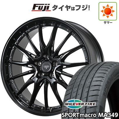 【新品国産車用5穴114.3】 夏タイヤ ホイール4本セット 215/55R17 ミレバー スポーツマクロ MA349(限定) トピー ドルフレン ヒューバー 17インチ(送料無料)|フジコーポレーション