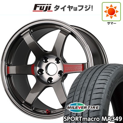 【新品国産車用5穴114.3】 夏タイヤ ホイール4本セット 215/50R17 ミレバー スポーツマクロ MA349(限定) RAYS レイズ ボルクレーシング TE37 サーガ SL 7.5J 17インチ(送料無料)
