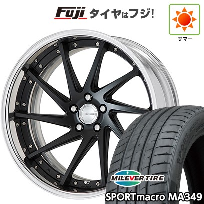 【新品国産車用5穴114.3】 夏タイヤ ホイール4本セット 255/35R20 ミレバー スポーツマクロ MA349(限定) WORK ワーク グノーシスCV CVS 8.5J 20インチ(送料無料)|フジコーポレーション