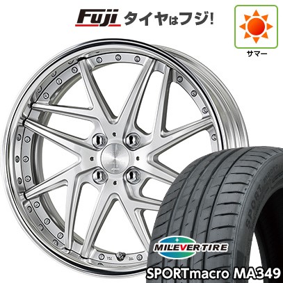 【新品】オーラ 夏タイヤ ホイール4本セット 205/50R17 ミレバー スポーツマクロ MA349（限定） WORK ワーク リザルタード メッシュ2 6.5J 17インチ(送料無料)