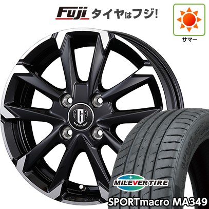 【新品】オーラ 夏タイヤ ホイール4本セット 205/50R17 ミレバー スポーツマクロ MA349(限定) コーセイ MZ-GROW C52S 6J 17インチ(送料無料)|フジコーポレーション