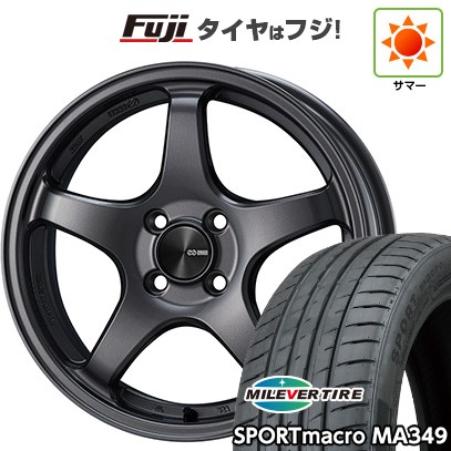 【新品国産車用5穴114.3】 夏タイヤ ホイール4本セット 225/45R18 ミレバー スポーツマクロ MA349(限定) ENKEI エンケイ PerformanceLine PF05 8J 18インチ(送料無料)|フジコーポレーション