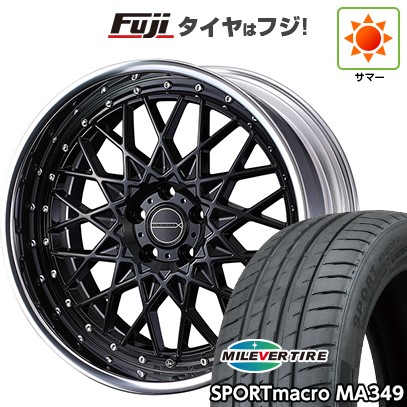 【新品国産車用5穴114.3】 夏タイヤ ホイール4本セット 245/40R20 ミレバー スポーツマクロ MA349（限定） WEDS ウェッズ マーベリック 1613M 8.5J 20インチ(送料無料) 161,250円