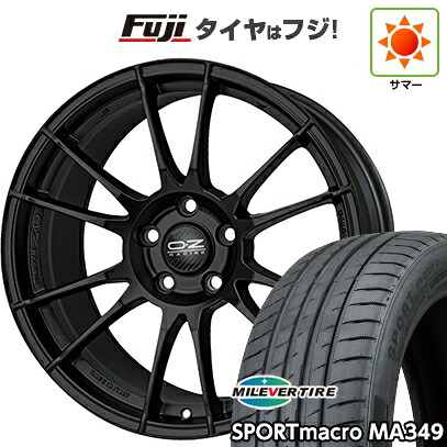 【新品国産車用5穴114.3】 夏タイヤ ホイール4本セット 235/55R18 ミレバー スポーツマクロ MA349（限定） OZ ウルトラレッジェーラ 7.5J 18インチ(送料無料)