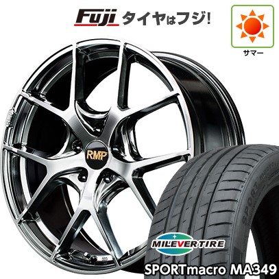 【新品国産車用5穴114.3】 夏タイヤ ホイール4本セット 215/35R19 ミレバー スポーツマクロ MA349（限定） MID WHEELS MID EXCLUSIVE 025F 8J 19インチ(送料無料)