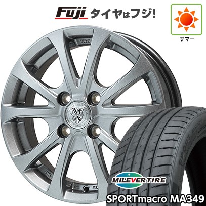 【新品国産車用5穴114.3】 夏タイヤ ホイール4本セット 235/55R18 ミレバー スポーツマクロ MA349（限定） ビッグウエイ TRG-バーンII 7.5J 18インチ(送料無料)