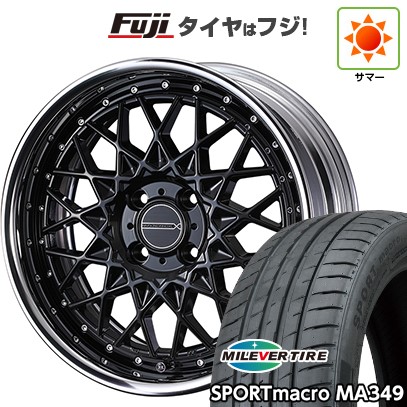 【新品国産車用4穴100】 夏タイヤ ホイール4本セット 195/50R16 ミレバー スポーツマクロ MA349（限定） WEDS ウェッズ マーベリック 1613M 6.5J 16インチ(送料無料) 105,820円