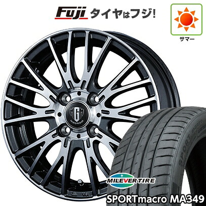 【新品】オーラ 夏タイヤ ホイール4本セット 205/50R17 ミレバー スポーツマクロ MA349(限定) コーセイ MZ-GROW VM25R 6J 17インチ(送料無料)|フジコーポレーション